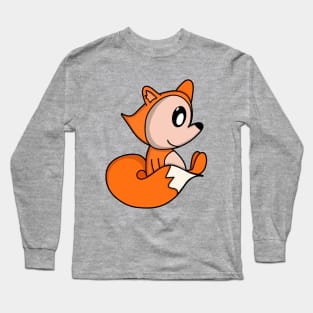 Cute Little Fox Long Sleeve T-Shirt